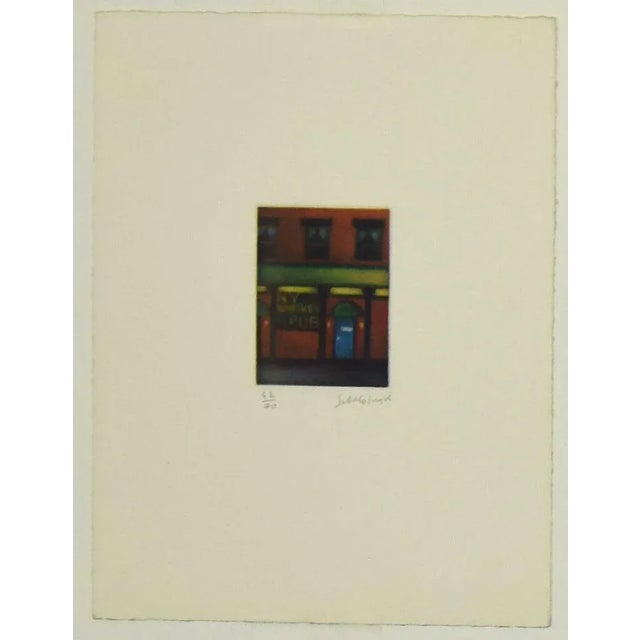 Composition is an original Contemporary artwork realized by Laurent Schkolnyk (Paris, 1953). Original Etching on paper....