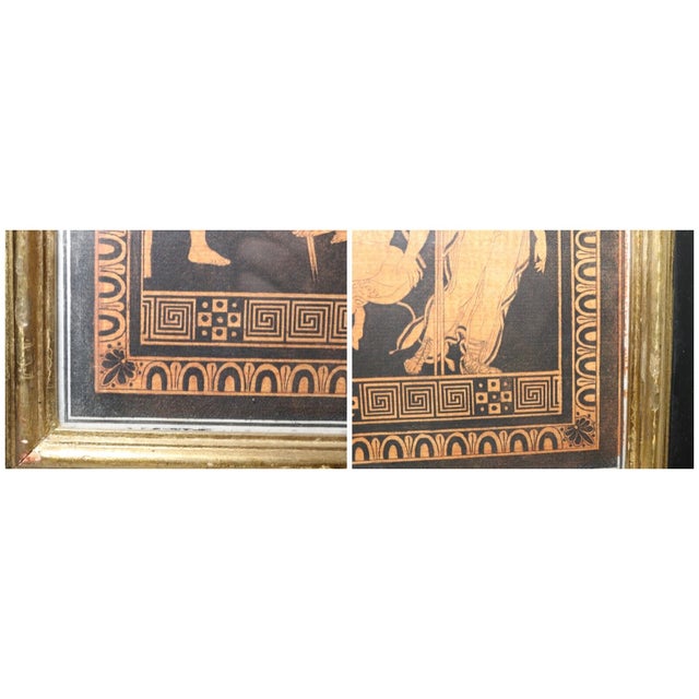 Paint Rare Antique Sir William Hamilton's Collection of Etruscan Aquatint Engraving For Sale - Image 7 of 12