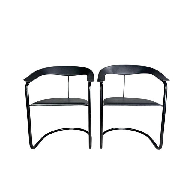 Set of Vintage Canasta Cantilever Chairs from Arrben, Italy, 1970s For Sale - Image 13 of 13