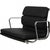 EA-208 Chair in Black Bizon Leather by Charles Eames, 2000s For Sale - Image 12 of 18