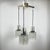 Three-Light Cascade Pendant Lamp in Glass, 1970 For Sale - Image 12 of 12