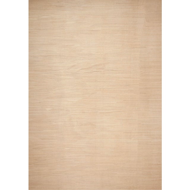 Appealing Large Beige Modern Contemporary Kilim Rug, Country of Origin: Central Asia, Circa Date: Modern