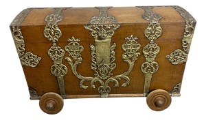 Westphalian Wedding Chest in Wrought Iron, 1770s