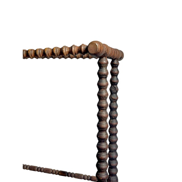 Ralph Lauren Antique Bobbin-Turned Oak Blanket Stand / Towel Rack, Early 20th Century For Sale - Image 4 of 16