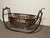 Antique Victorian Chicago Carriage Bentwood Decorative Display Basket With Wheels For Sale In Portland, OR - Image 6 of 7