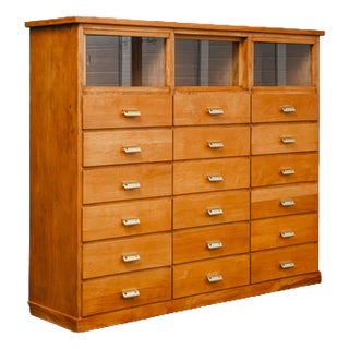 Mid-Century Industrial Drawer Cabinet For Sale