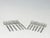 Dutch silver pastry forks by Gustav Beran for van Kempen & Begeer, 1960s 12 pastry forks by van Kempen & Begeer,...