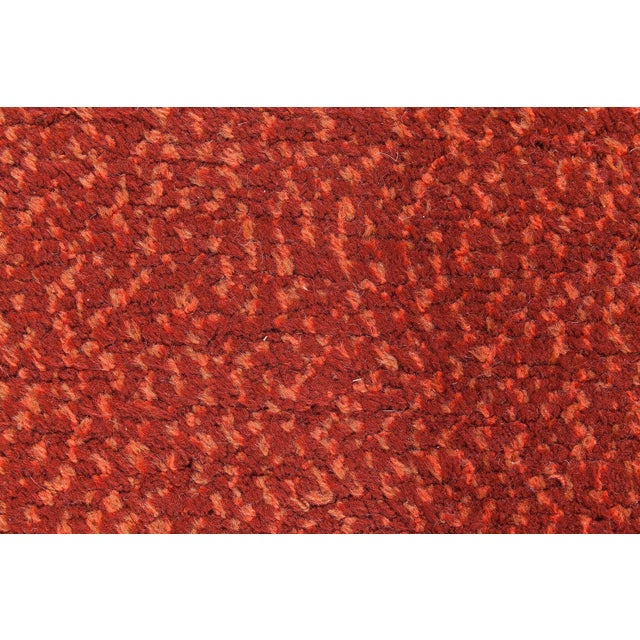 Vintage Swedish Double Woven Pile Rug in Rich Red, at Doris Leslie Blau For Sale In New York - Image 6 of 7