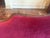 Vintage Red Velvet Sofa For Sale - Image 11 of 18