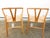 Danish Modern Hans Wegner Wishbone Chair Pair ~ Carl Hansen ~ Mid Century Accent or Dining For Sale - Image 13 of 18