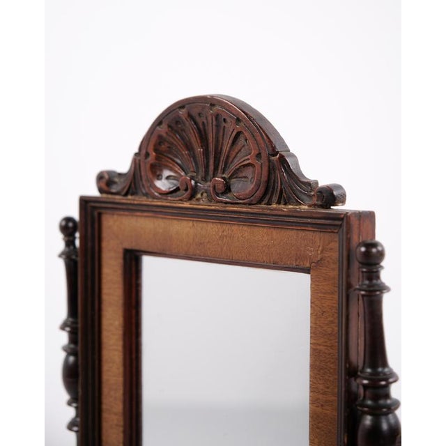 Mahogany Children's Furniture with Mirror and Drawers, 1860s For Sale - Image 11 of 14