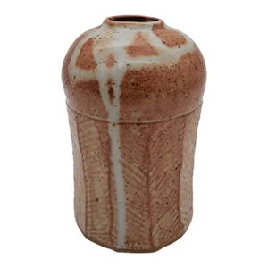 Vintage Multifaceted Ceramic Vase