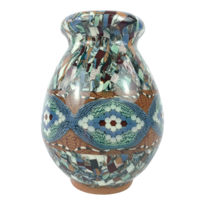 Jean Gerbino Mosaic Ceramic Vase, Vallauris, France, Mid-20th Century