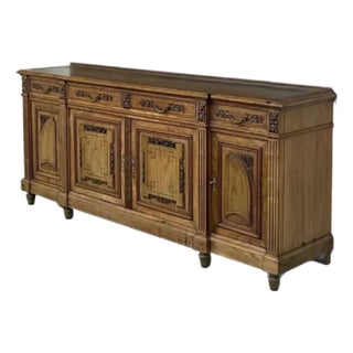 Exceptional French Louis XVI Style Chestnut Sideboard For Sale