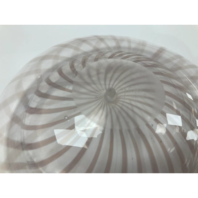 Glass Vintage John Geci Penland Signed Artglass Bowl For Sale - Image 7 of 8