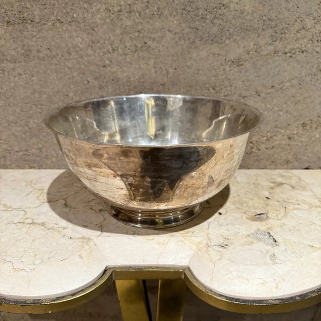 For your consideration, (Pre-Macy's) Department store Los Angeles Bullocks Silverplated Bowl stamped Bullock's Southern...