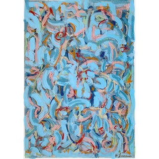Blue Dance I; 15x11" For Sale