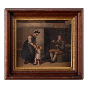 European Interior Genre Painting, C.1860
