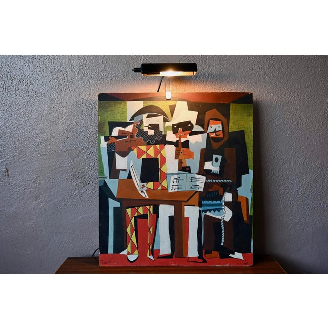 Discreet and functional, this music stand or piano lamp embodies the understated elegance of 1970s West German design. Its...