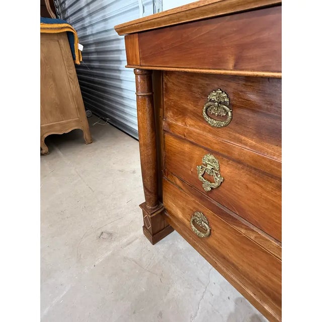 18th Century French Empire Solid Walnut Chest of Drawer / Commodes For Sale - Image 16 of 18