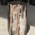 Side Table in Black Petrified Wood with White Sides and Beige Striations, 1980s For Sale - Image 14 of 18