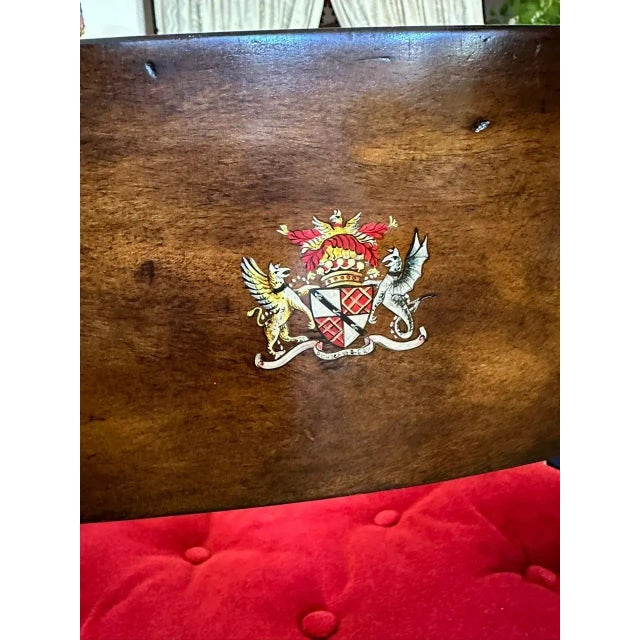 Brown Theodore Alexander Althorp Regency in the Style of Thomas Hope Armchair For Sale - Image 8 of 12