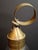 Mid 19th Century Antique 1840s Brass Whale Oil Lantern Fixed Globe Pear Shape Glass For Sale - Image 5 of 14