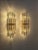 Mid-Century Modern Crystal Glass Wall Sconces, Germany, 1970s, Set of 2 For Sale - Image 6 of 18