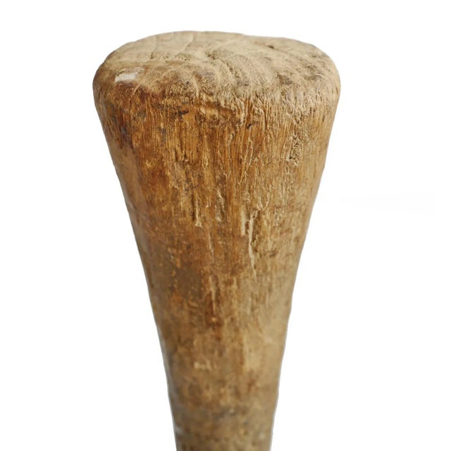 Tribal Mid 20th Century Tuareg Wood Pestle Stick For Sale - Image 3 of 8