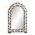 Vintage Bone Inlay Arched Wall Mirror For Sale