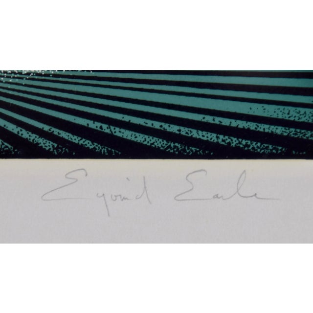 Late 20th Century Contemporary Serigraph "Eucalyptus Forest" by Eyvind Earle, 1986 For Sale - Image 5 of 6