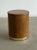 Vintage Drum Burl & Brass Nightstand For Sale In Los Angeles - Image 6 of 10