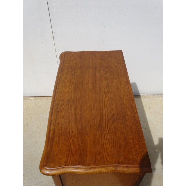 Small Light Oak Sideboard with Swivel Top, 1980s For Sale - Image 15 of 18