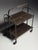 Brown French Serving Trolley in Metal For Sale - Image 8 of 15
