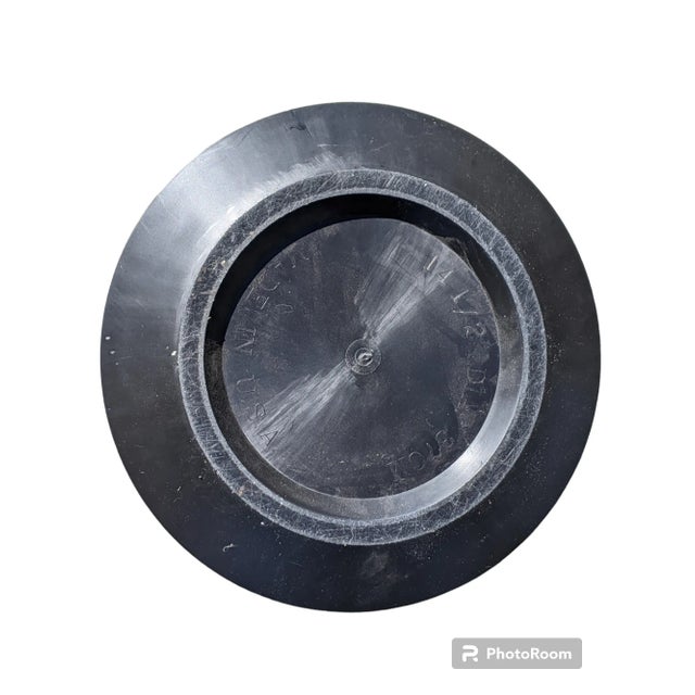 Vintage Postmodern Green Faux Malachite Modern Planter For Sale In Charlotte - Image 6 of 8