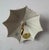 Capodimonte Vintage Italian Capodimonte Porcelain Pink Laced Gold Trimmed Umbrella Parasol Figurine For Sale - Image 4 of 9