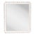 Fleur Home Carnival Gras Rectangle Mirror in Frosted Petal, 27x38 For Sale