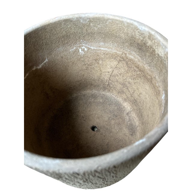 Ceramic Mid Century Gainey Ac-10 Nuts & Bolts Sgraffito Architectural Pottery Planter For Sale - Image 7 of 7