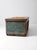 This exceptional antique blanket chest dates to the early 19th century and features a beautifully aged teal blue-green...