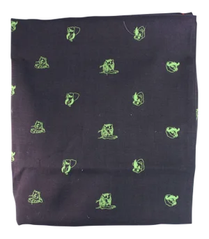 J. Chipp Irish Moygashel Embroidered African Game Animals Linen