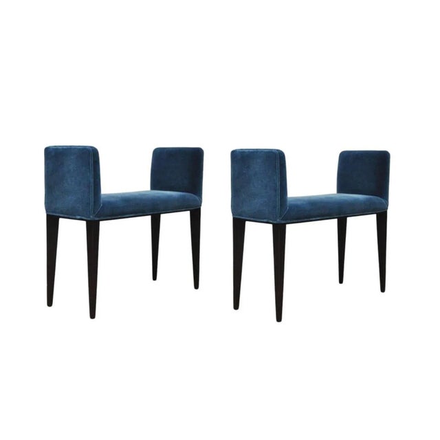 Dunbar Furniture Mid-Century "Bermuda" Benches by Edward Wormley for Dunbar - A Pair For Sale - Image 4 of 8