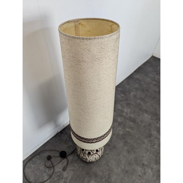 Glazed Ceramic Table Lamp For Sale - Image 3 of 6
