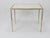 Gold Brass & White Mirror Tables from Vereinigte Werkstätten, Germany, 1970s For Sale - Image 8 of 18