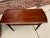 Chinoiserie Vintage Ethan Allen Console on Casters With Bamboo Shaped Legs For Sale - Image 3 of 8