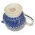 1990s Vintage Boleslawiec Polish Pottery Teapot With Bird Finial For Sale - Image 5 of 16