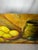 Mid-Century Modern Vintage Mid Century Traditional Expressionist Still Life Original Oil Painting on Board, Yellow, Green & Goldenrod For Sale - Image 3 of 12