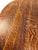 Brown Tiger Oak Antique Dining Table For Sale - Image 8 of 9