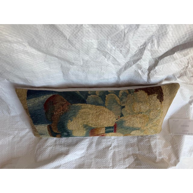 16th Century 16th Century Antique Brussels Renaissance Tapestry Pillow For Sale - Image 5 of 7