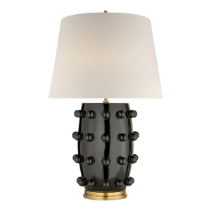 Kelly Wearstler Medium Table Lamp Black Porcelain