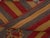1970s 1970s Vintage Handmade Wool Cotton Red Runner Rug For Sale - Image 5 of 10